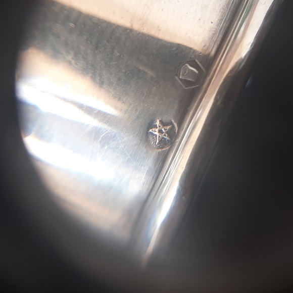 Antique Spanish sterling cut crystal perfume bottle - Picture 6 of 6